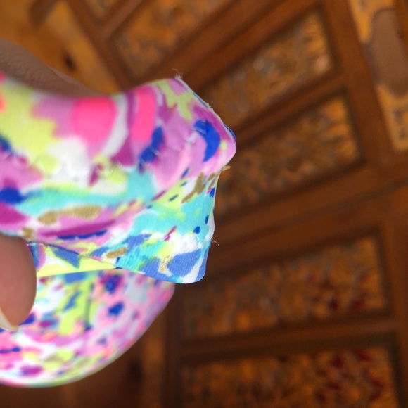 VS Ditsy Floral Print Bandeau Bikini Top - Picture 6 of 9